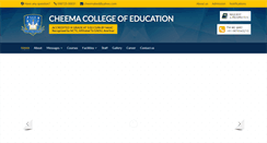 Desktop Screenshot of cheemacollegeofeducation.com